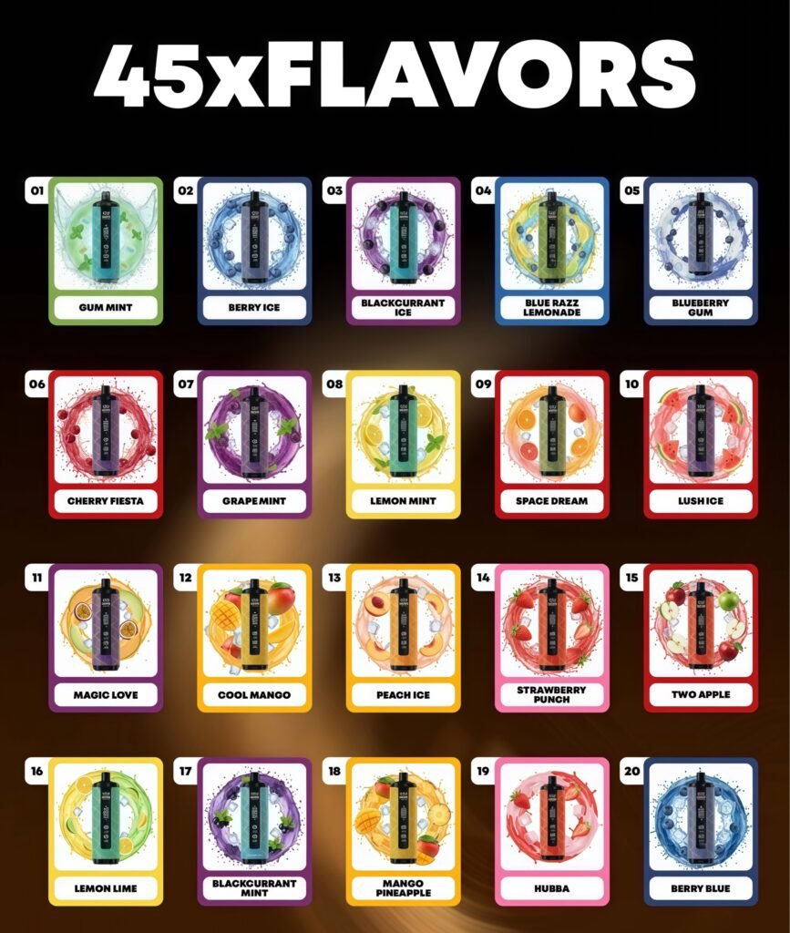 阿爾法赫水煙 口味圖